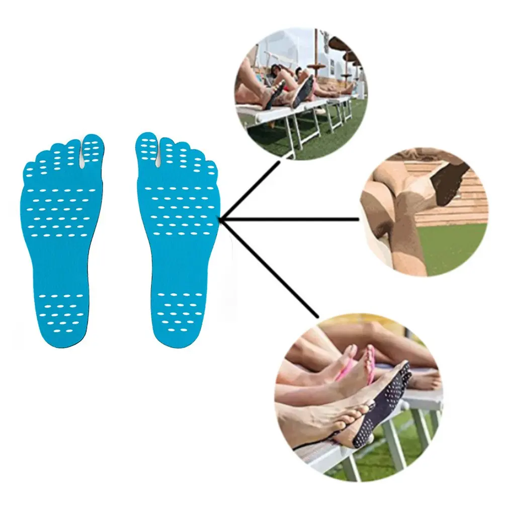 Beach insole Thermal Insulation Waterproof sole Comfy Anti-skid Blue Protective Mat Insoles Foot care | Спорт и развлечения