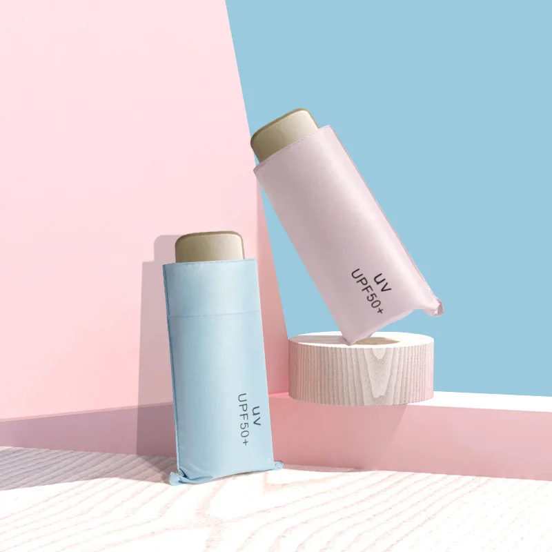 Мини карманный зонтик от солнца с изображением маленького зонта одежда для