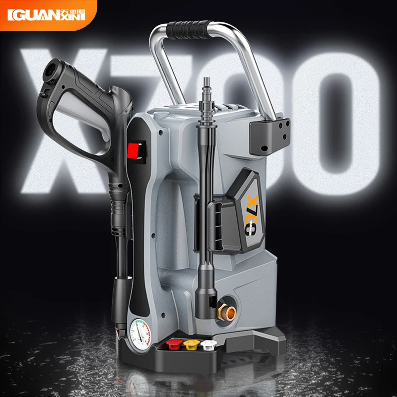 

3200W High Pressure Washer 125bar Car Washing Machine Car Wash Water Gun Pump Foam Generator Tornado Cleaner Car Accessories