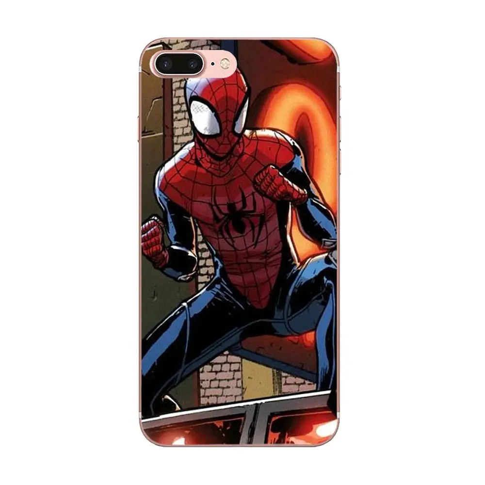 Armor Mask The Avengers Spider Man For Huawei Nova 2 V20 Y3II Y5 Y5II Y6 Y6II Y7 Y9 G8 G9 GR3 GR5 GX8 Prime 2018 2019 Soft Cover | Мобильные