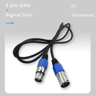 3-контактный DMX сигнальный кабель, (1 м-5 м, 6 м, 7 м, 8 м, 9 м, 10 м, 15 м, 20 м) светодиодный PAR сценические огни dmx кабель dj оборудование 100% Новинка