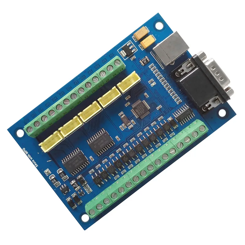 CNC драйвер коммутационная Плата USB MACH3 гравировальный станок 5 осей с MPG шаговый