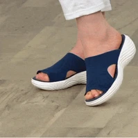 2021 fashion women slippers summer outdoor beach female flats plus size slipper casual comfortable platform ladies sandalias