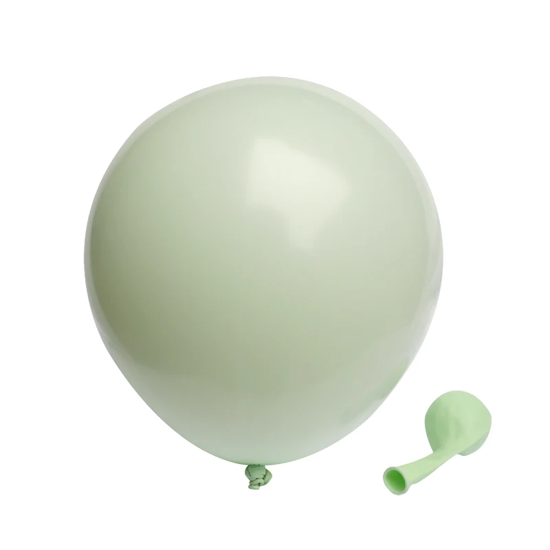 Macaron green 10/20/30 шт золотистый и черный латексные шарики Свадебные украшения металлический баллон из гелий День рождения украшения для взрослых детские игрушки - Цвет: Macaron green