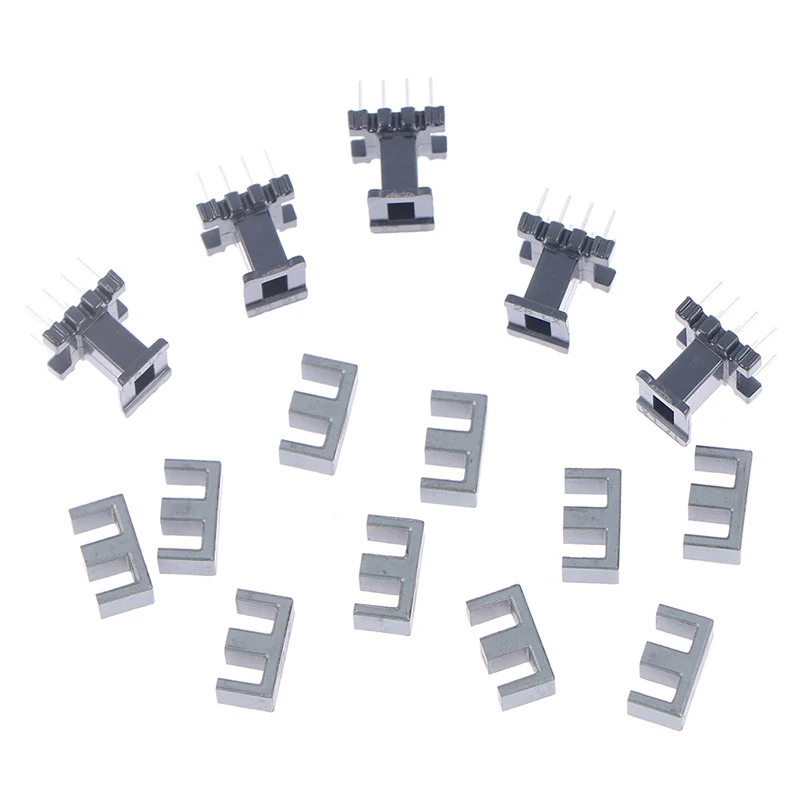 5Sets New EE10 4 With 4pin Transformer Bobbin PC40 Ferrite Core Vertical | Обустройство дома