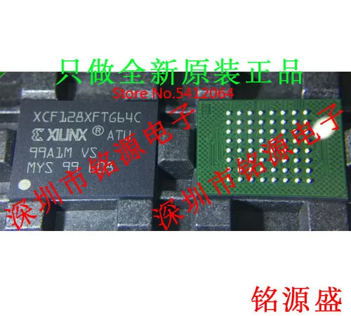 

2PCS 100%ORIGINAL NEW XCF128XFTG64C XCF128XFT64C BGA64