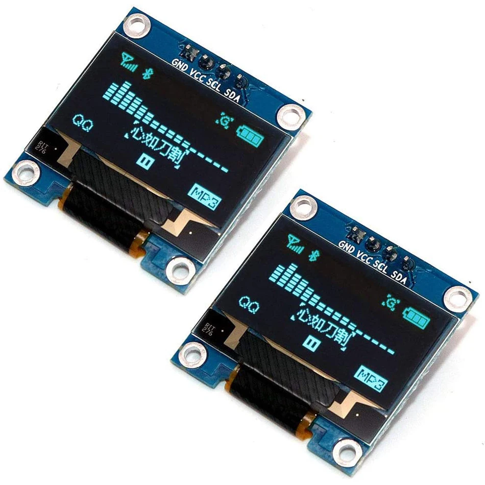 OLED дисплей 0 91 дюйма 96 IIC белый/желтый синий/синий 12864 модуль I2C SSD1306 стандарта