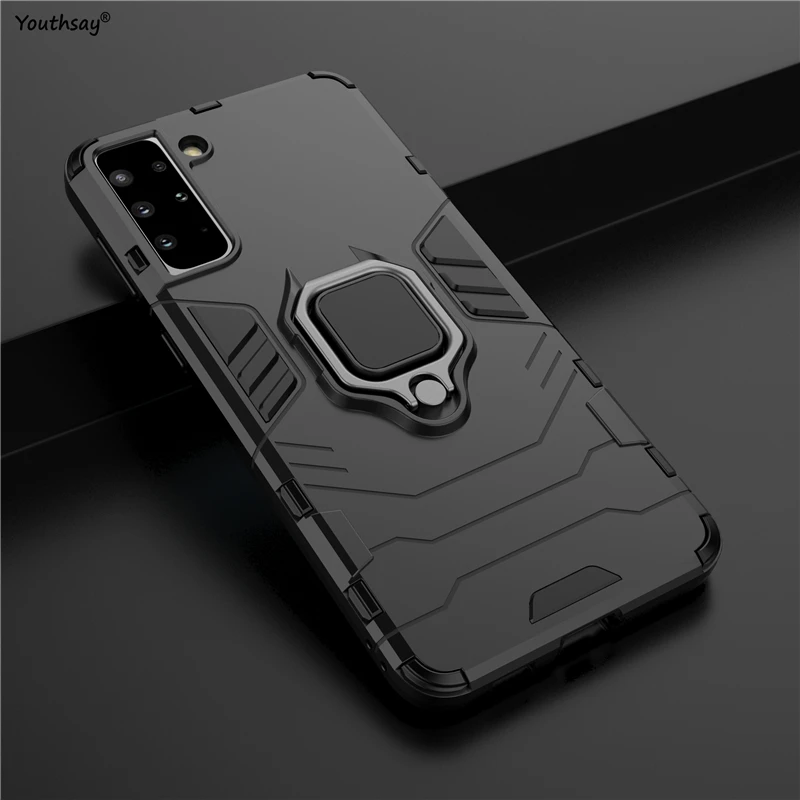 

For Samsung Galaxy S21 Plus Case Protective Case For Samsung Galaxy S21 Plus Cover Armor Finger Ring Cover For Samsung S21 Plus