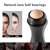 natural volcanic roller oil control rolling stone matte makeup face skin care tool facial cleaning oil absorption roller on ball