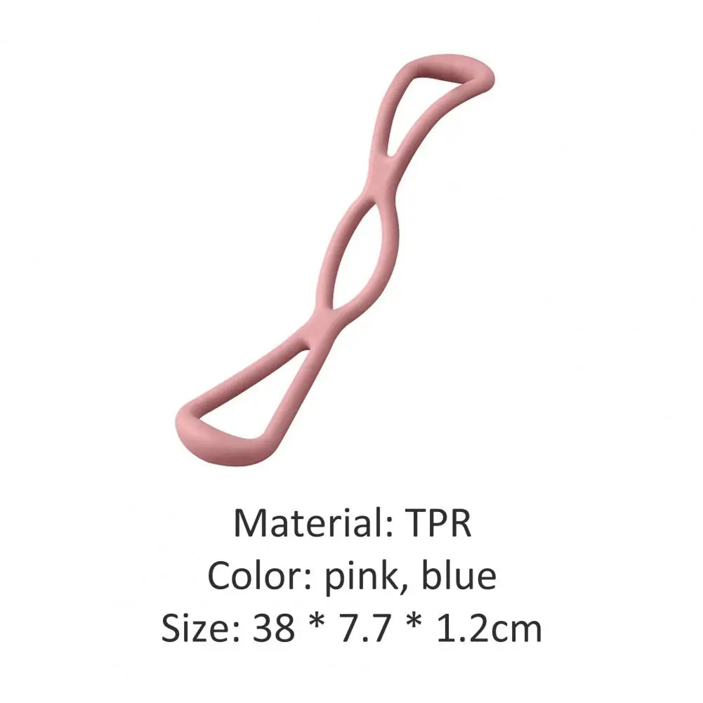 TPR 8 Kata Fitness Yoga Gum Elastis Band Fitness Resistance Karet Band Fitness Perlengkapan Fitness Expander Latihan Gym Kereta