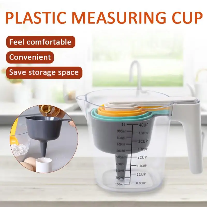 7 шт./компл. инструменты для выпечки мерная ложка набор Аксессуары со шкалой