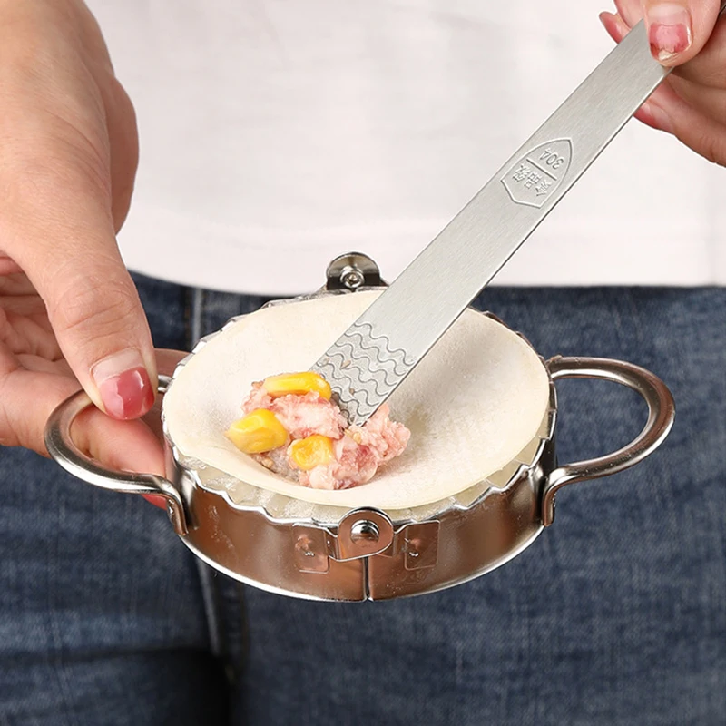 

Stainless Steel Dumpling Mould Lazy Must-Ravioli Making Mold Mould Baking Accessories Home Kitchen Dumpling Maker