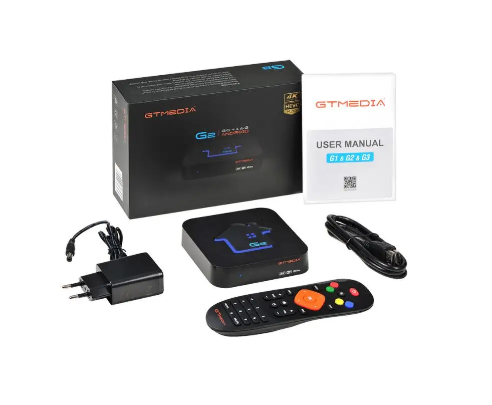 Смарт-плеер GTMEDIA G2 Android 7.1.2 ТВ-приставка Amlogic S905W 2 4G Wifi 4K H.265 HEVC телеприставка