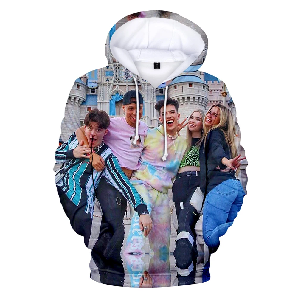 

3D Print The Hype House Hoodies Charli D'amelio Sweatshirts Men Women Kpop Internet Celebrity Addison Rae Hoodie Tracksuit