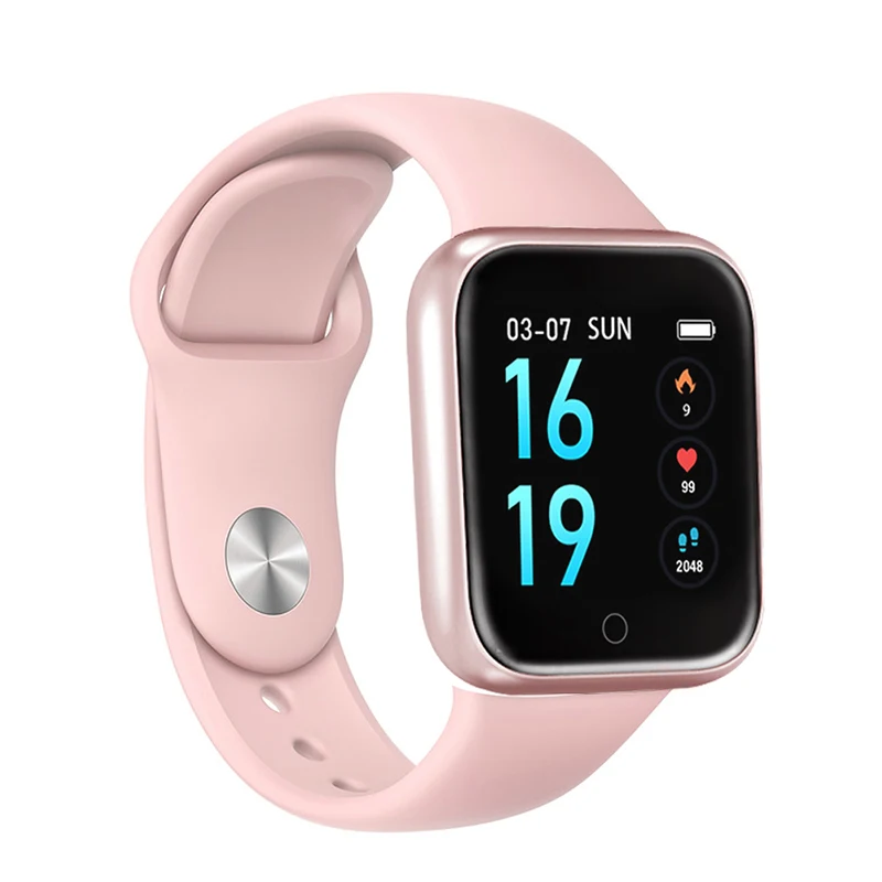 T80 Pink P70 P68 Смарт часы кровяное давление монитор сердечного ритма IP68 фитнес-браслет часы для женщин мужчин Smartwatch для IOS Android - Цвет: T80 Pink