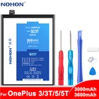 Аккумулятор NOHON BLP613 BLP633 BLP637 для OnePlus 3 3T 5 5T One Plus 1 + 3 3T 5 5T