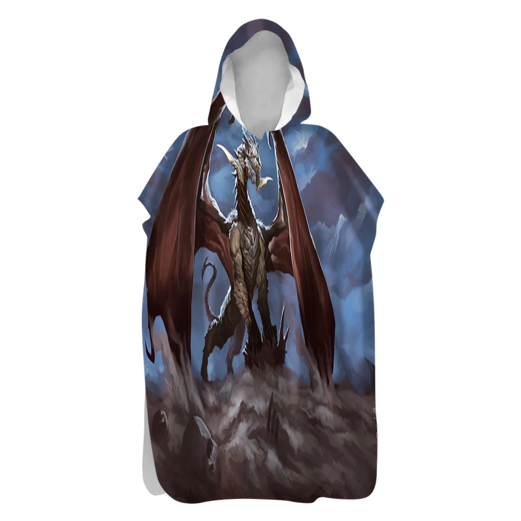 Мощное пляжное банное полотенце Dragon для детей и взрослых оптом Прямая поставка |