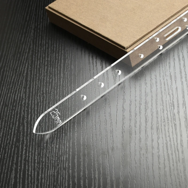 1 шт. акриловый кожаный шаблон пряжка для ремня наконечник кожевенного ремесла