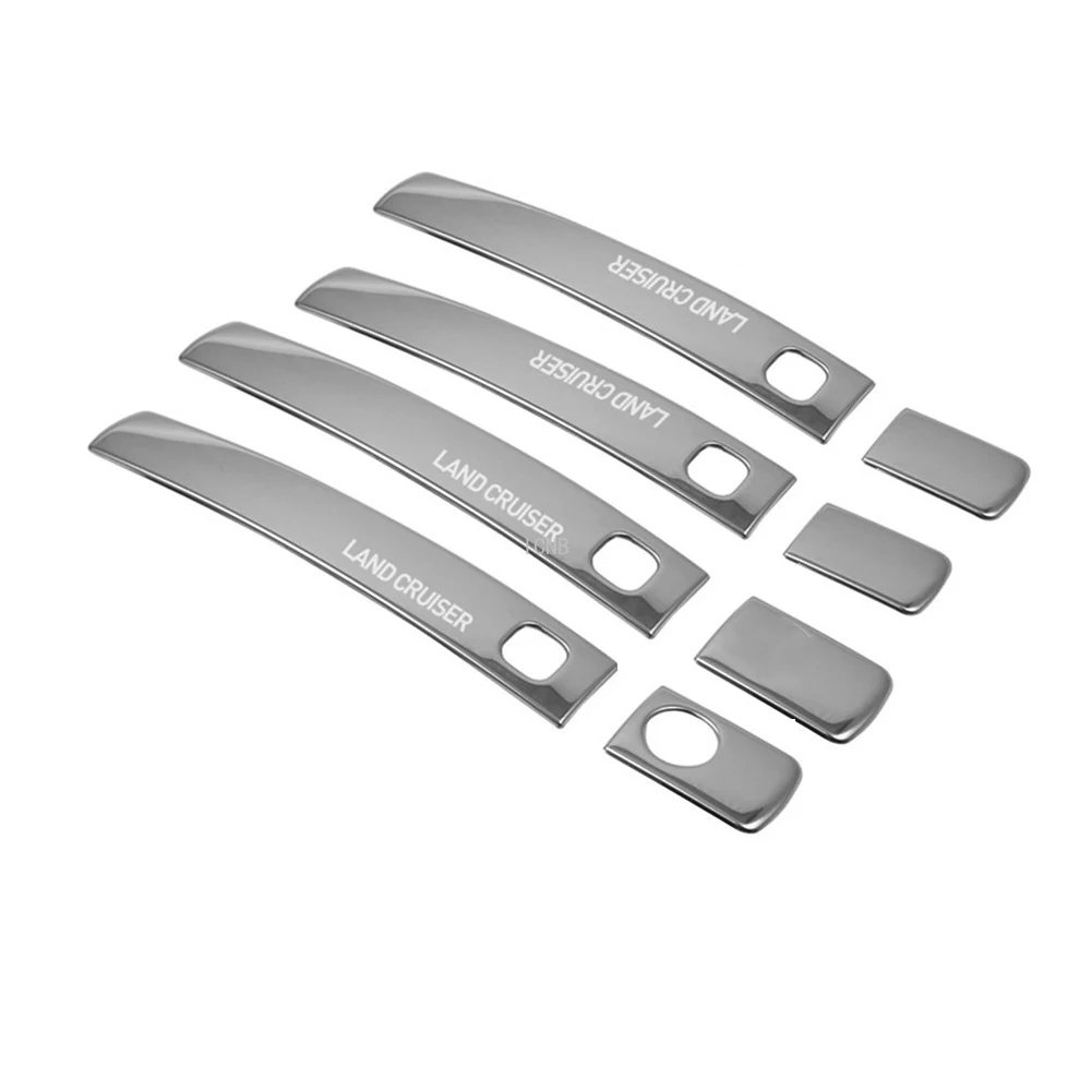 Ручка из нержавеющей стали с 4 отверстиями для Toyota Land Cruiser 200 2008 2009 2010 2011 2012 2013 2015