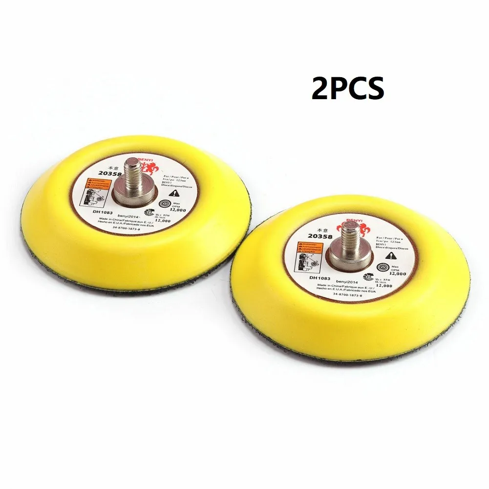 

2Pcs Backer Plate 75mm/3inch For DA Air & Power Sanders M6X1.0 Pneumatic Thread