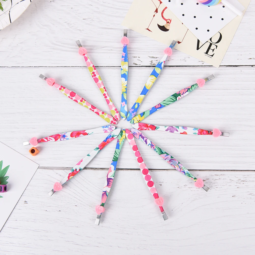 1 шт. Профессиональный пинцет для бровей удаления волос из нержавеющей стали с