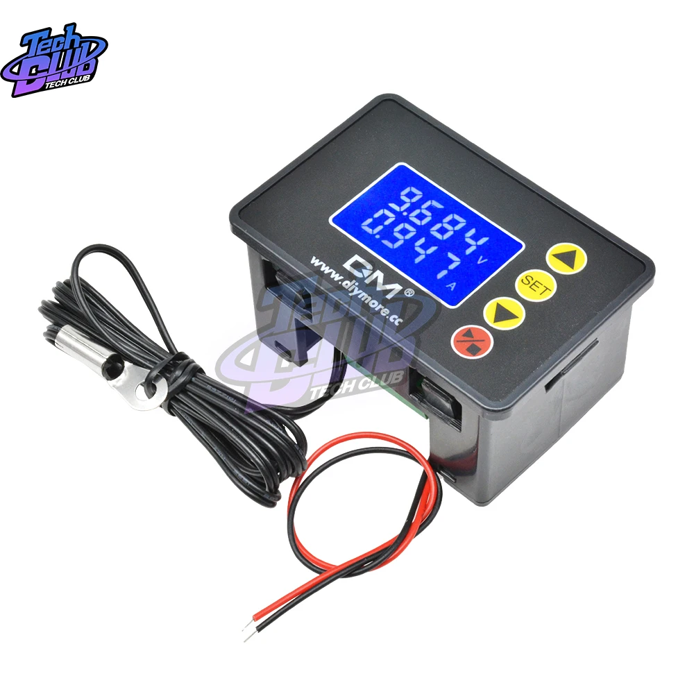 1 37 дюймовый ЖК дисплей DC 0 100V 10A 1000W Регулируемый 4 значный измеритель напряжения