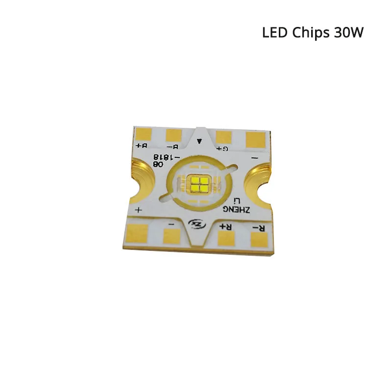 LED Chips 30W 1 шт. хорошо продаваемый Светодиодный прожектор Gobo 30 Вт светодиодный чип напряжения 5 В для прожектора открытый бар театральный сценический световой эффект чип - Цвет: LED Chips 30W