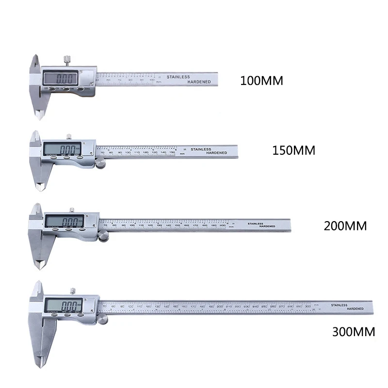 150 мм металлический корпус цифровой штангенциркуль из нержавеющей стали 8