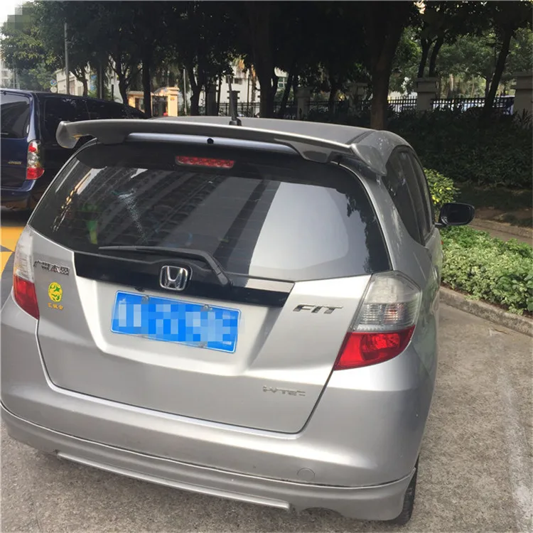 Спойлер заднего крыла для Honda fit/jazz 2008 2013 из АБС пластика|spoiler for honda|rear spoilercar rear wing |