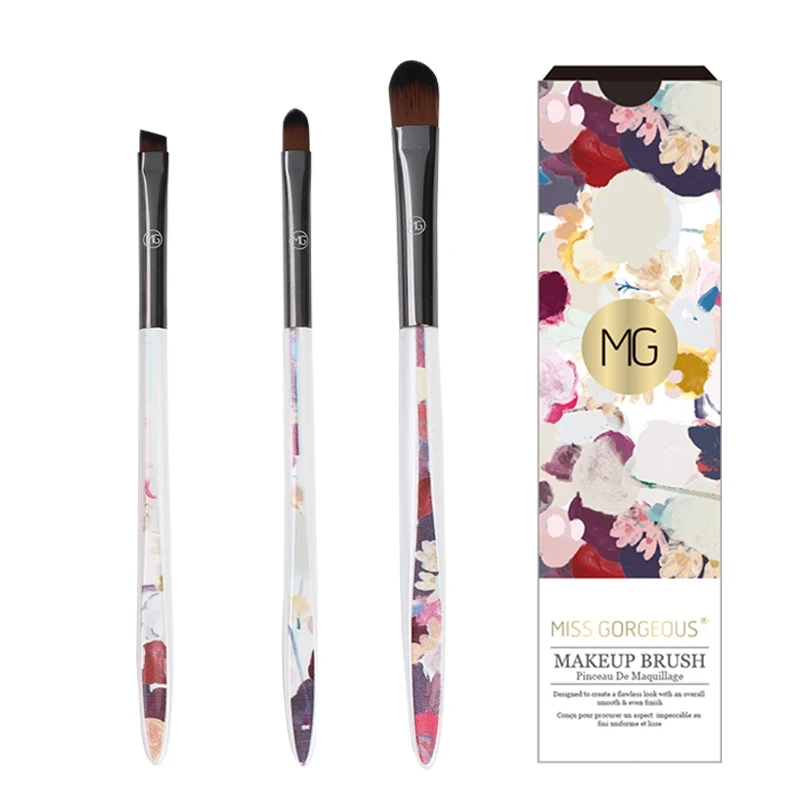 Miss Gorgeous 3pc Makeup Brushes Set Cosmetic Concealer Eyeliner Lip Women Beauty Make Up Tool Maquillaje Brochas Pincel | Красота и