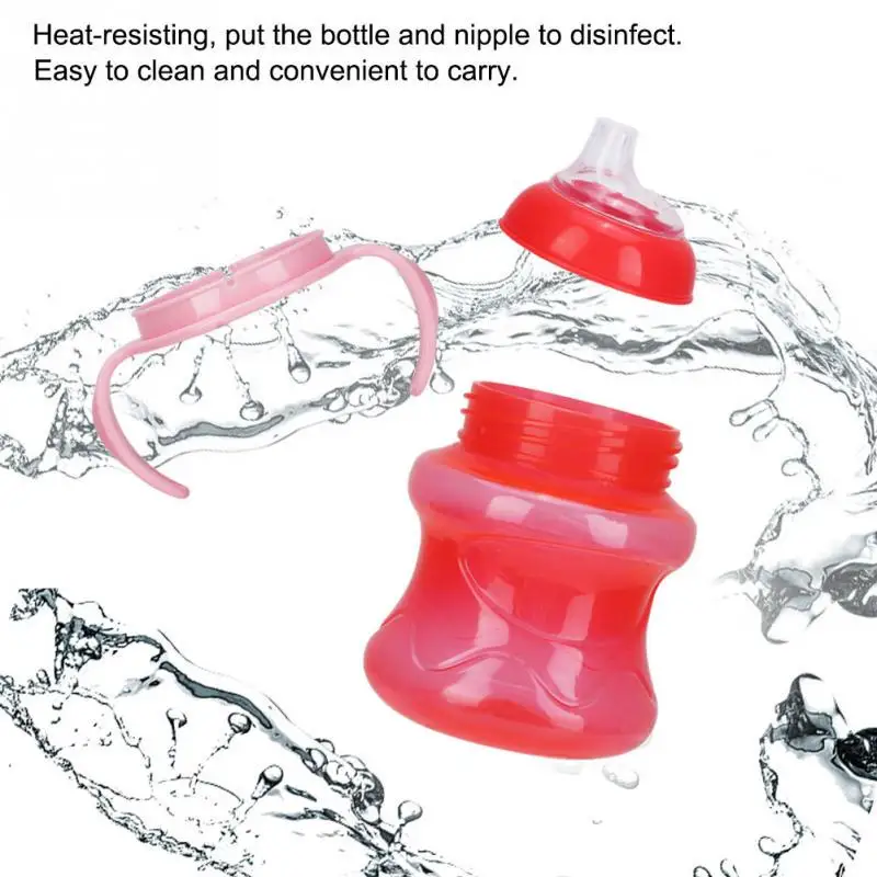 Силиконовая чашка для кормления детей чашки напитков новорожденных бутылки воды