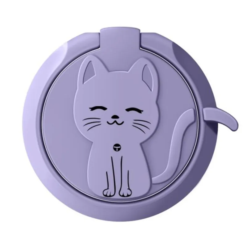 

Cute Cat Ring Holder Cartoon Liquid Touch Phone Holder Creative Phone Buckle New Cat Phone Ring Buckle