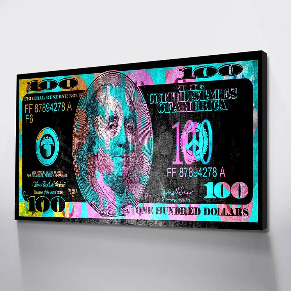Плакаты Настенная картина доллар декор для гостиной холст настенные картины