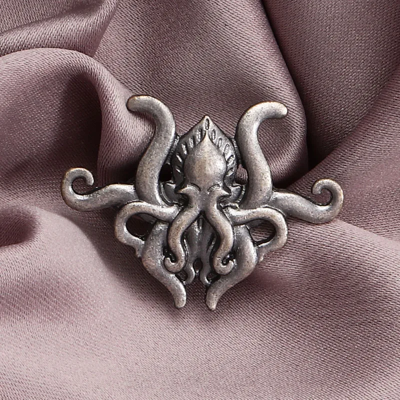 Большой Ктулху эмалированные булавки классический Осьминог Монстр нагрудный