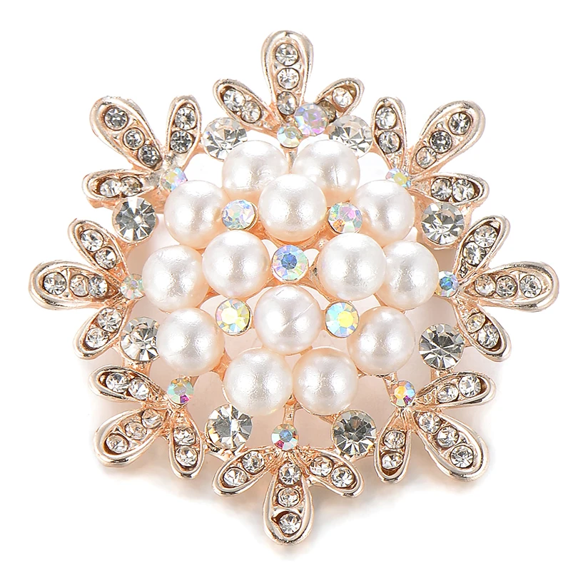 Элегантный Большой Кристалл AB Цветок большой сплав брошь цветок булавки и броши