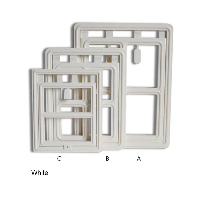 Магнит Запираемая пластиковая собачья/кошачья дверь ПЭТ экран отверстие для