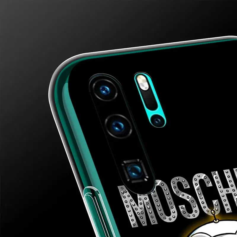 

Transparent Cover Fashion Brand Bear For Honor V30 View 20 V20 30i 30S 30 20S 20E 20i 20 Lite Pro Plus Phone Case