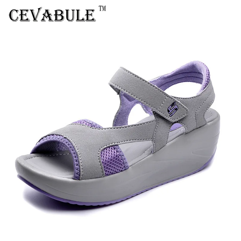 CEVABULE/2021 г. Летняя женская повседневная обувь Туфли качалки на толстой подошве