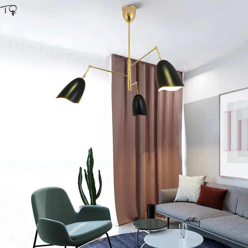 Modern Nordic Chandelier Light Metal Industrial Claw Shape Led Creative Individual Living Room Restaurant Studio Bedroom Study | Освещение