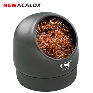 Антистатический сварочный паяльник NEWACALOX, устройство для очистки жал, стальная проволока с подставкой, набор ремонтных инструментов