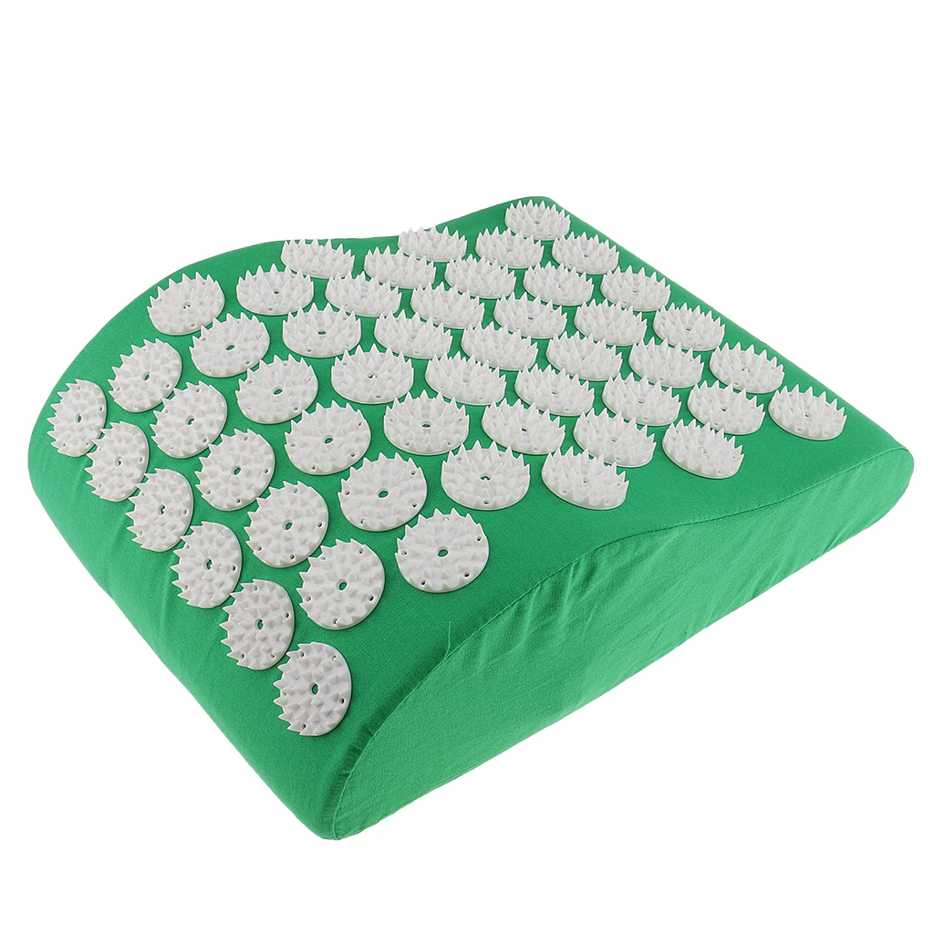 Neck Pillow Cushion Acupressure Massage Mat for Shoulder Head Stress Tension Relaxing Home Yoga Use |
