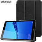 Чехол для Huawei MediaPad M5 Lite 8,0 дюйма, Магнитный чехол для планшета с подставкой, кожаный флип-чехол с функцией пробуждениясна, умный чехол