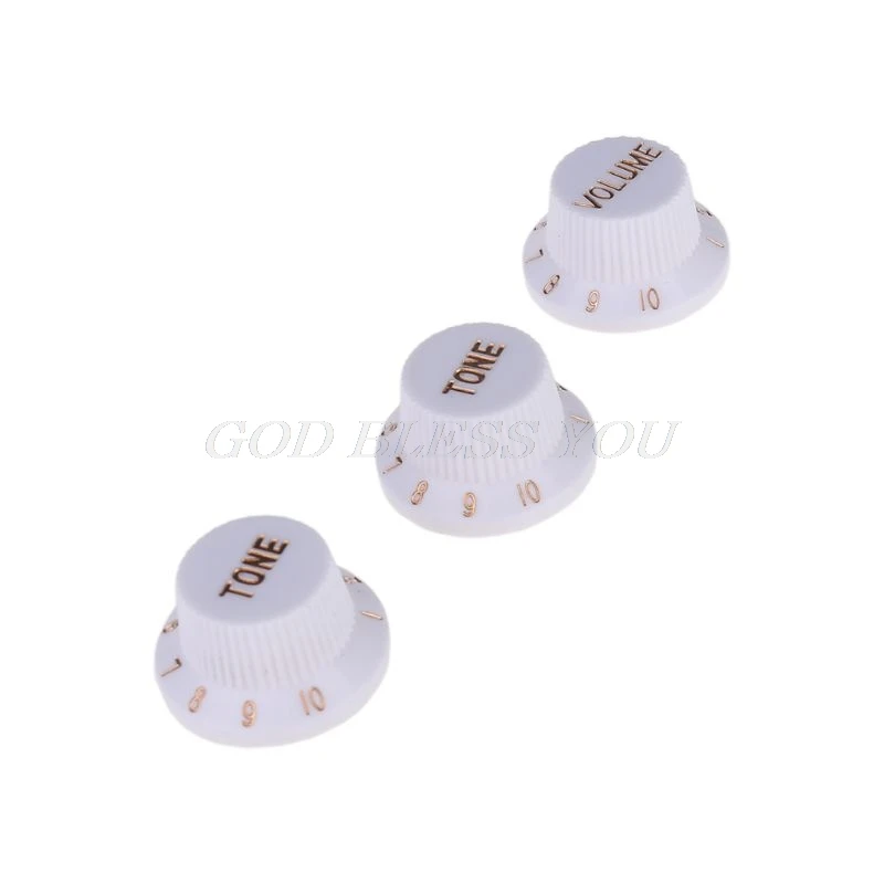 Ручки управления скоростью гитары 3 шт./лот 1 громкость 2 тона для Stratocaster Strat ST SQ