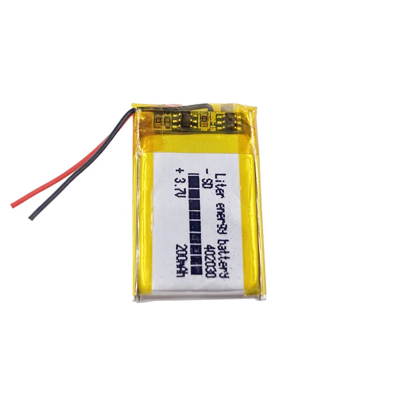 Литиевая батарея 3 7 в 200 мАч 402030 042030 MP3 MP4 MP5 GPS bluetooth полимерная аккумуляторная
