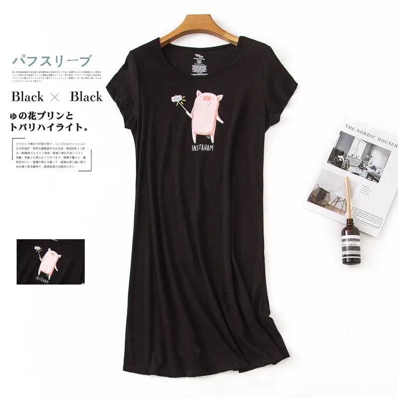 Фирменный дизайн Домашняя одежда для женщин Повседневное ночная рубашка с