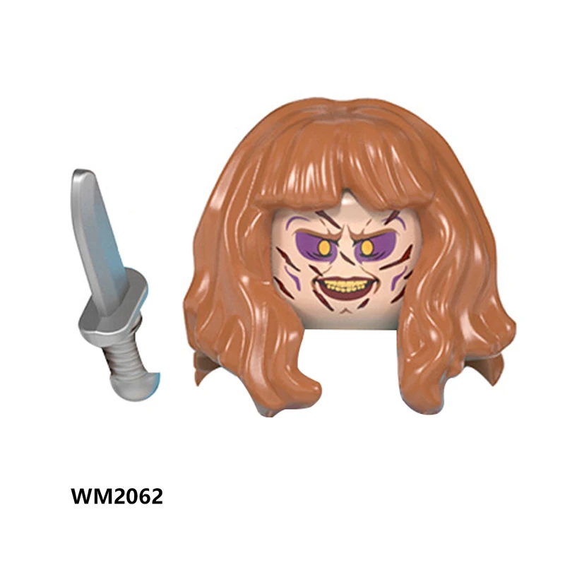 Экшн-фигурки из фильма ужасы на Хэллоуин It Pennywise Hellraiser мини-кирпичи экзорцист