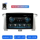 2 Гб четырехъядерный Android 10 головное устройство плеер для Toyota Land cruiser 100 LC100 2005 2006 2007 радио Bluetooth автомобильная навигация