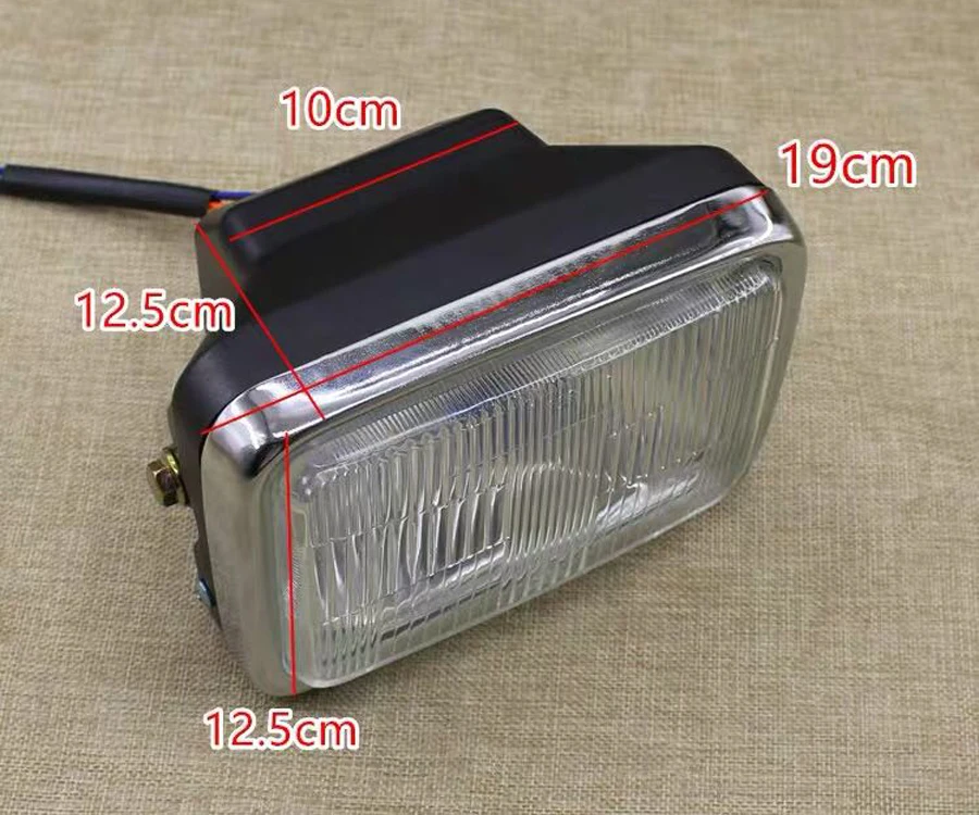 Аксессуары для мотоциклов E0085 GS125 налобный фонарь мотоцикла квадратный в сборе