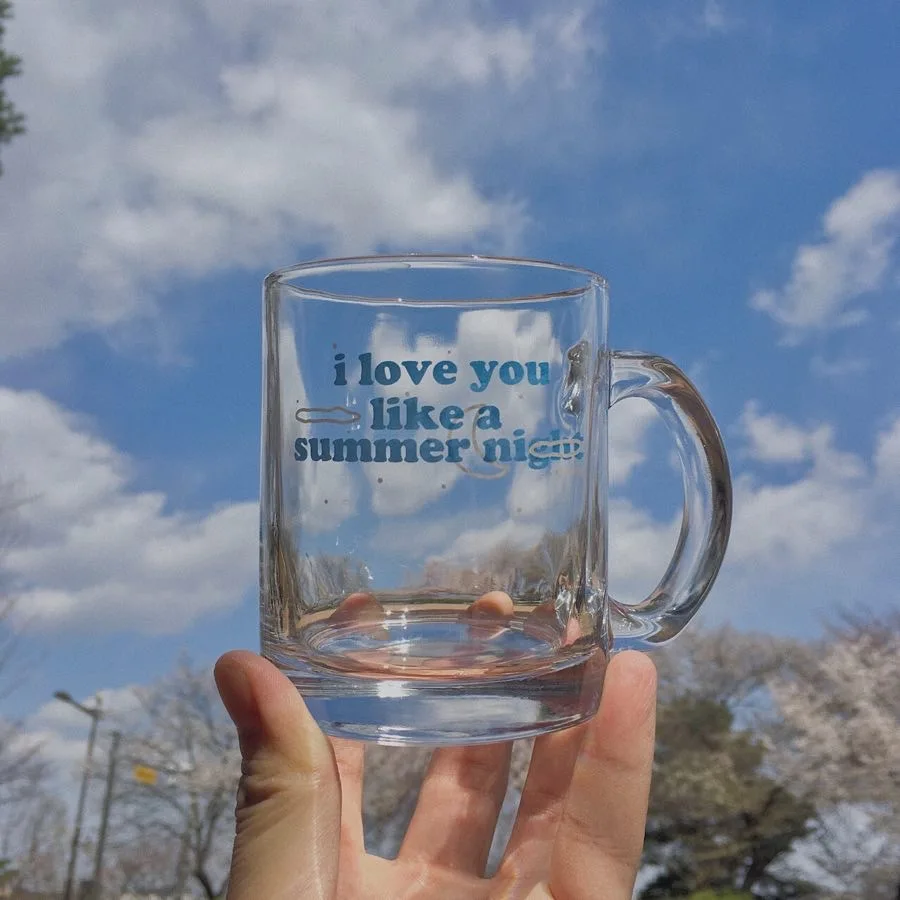 

Стакан для кофе и молока с надписью «I Love You»