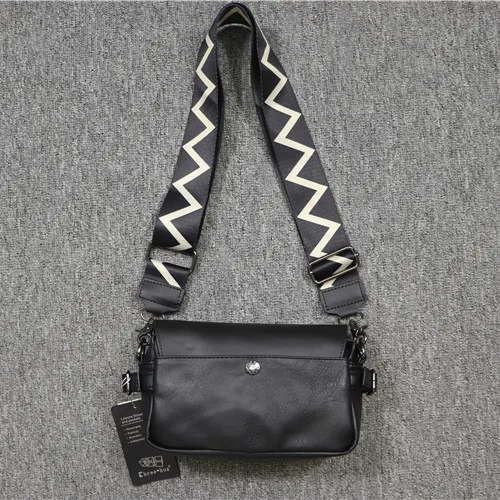 

Brand Designer Fashion Leather Male's Crossbody Bag Casual Business Men's Messenger Bag Vintage Men Zipper Shoulder Handbags